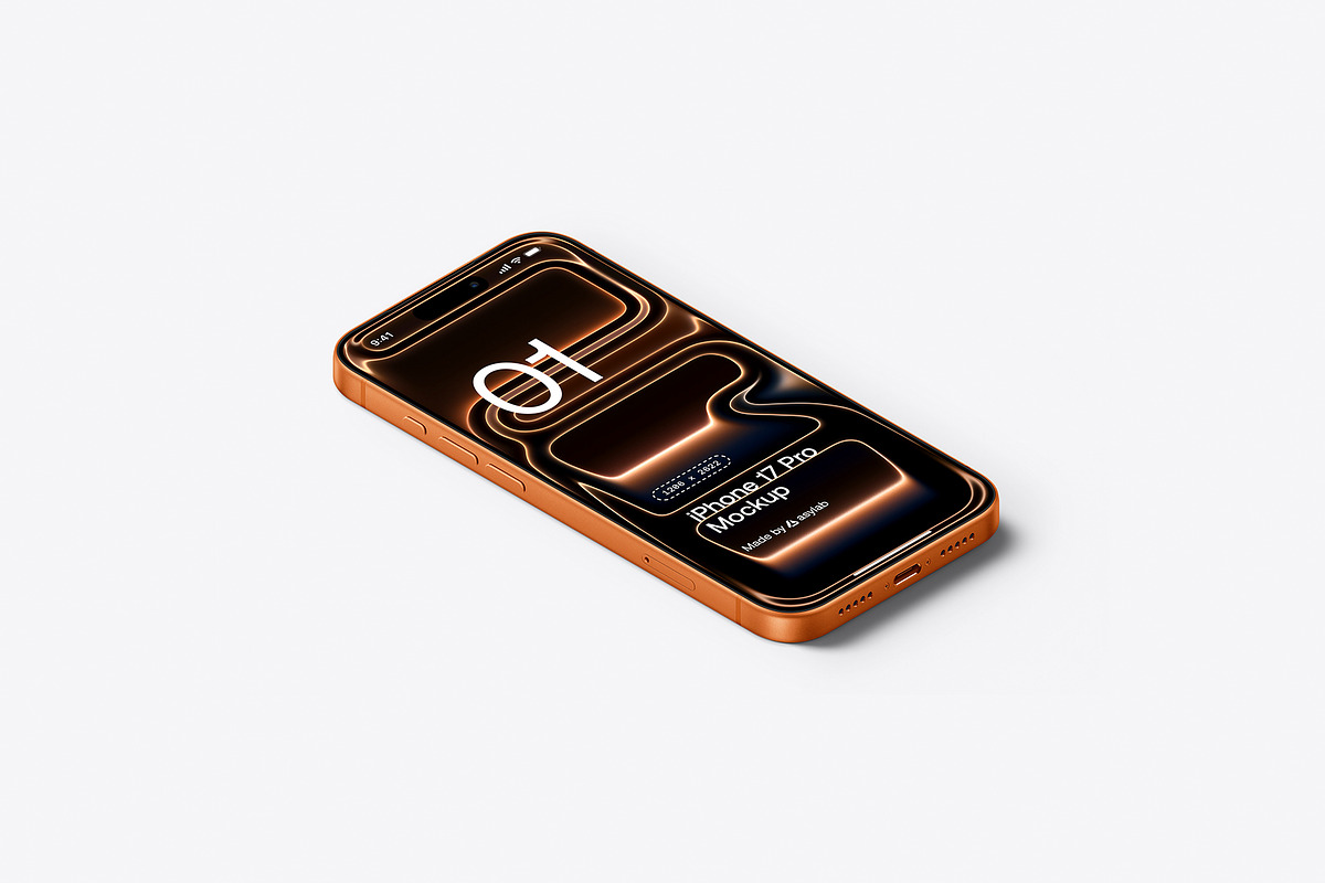 iPhone 17 Pro - 24 Mockups Scenes, an iPhone Mockup by Asylab (Photo 26 of 61)