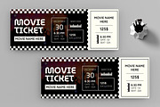 Movie Ticket Layout, a Stationery Template by ContestDesign (Thumbnail 2 of 2)