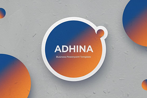 Adhina BusinessPowerPoint Template