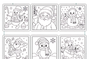 Bold Easy Festive Christmas Coloring, a Seasonal Illustration by Coco Bloom (Thumbnail 3 of 3)