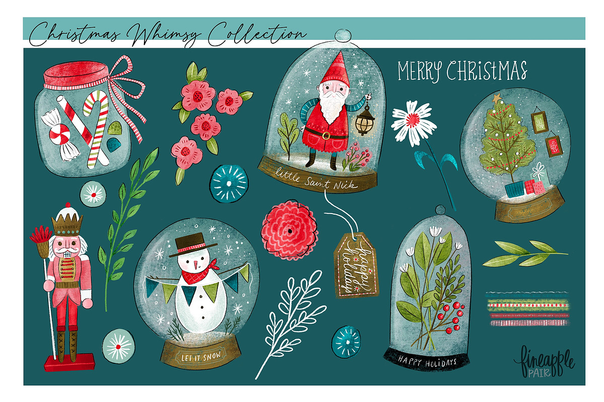 Cute Christmas Clip Art, an Object Graphic by FINEAPPLE (Photo 2 of 6)