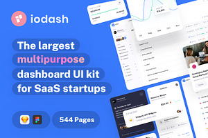 IODash Multipurpose Dashboard UI Kit