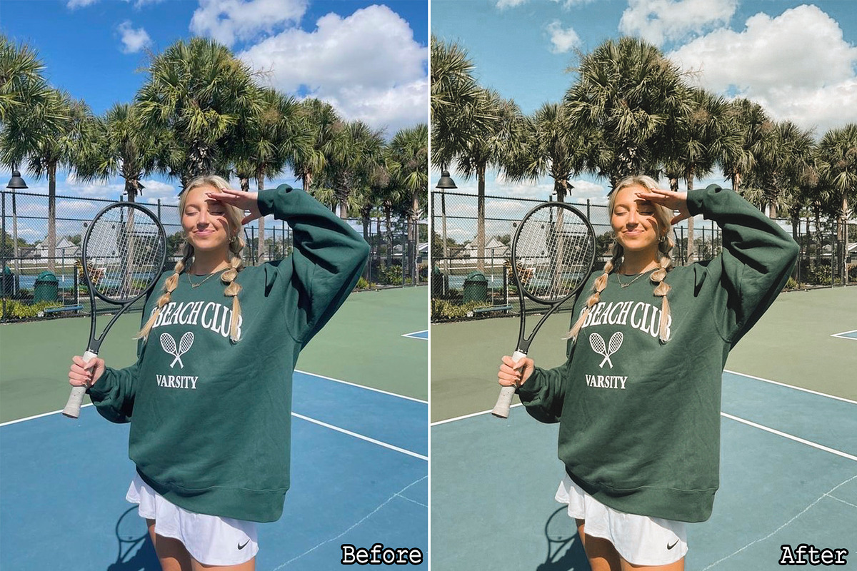 14 Tennis Lightroom Presets, a Preset Add-On by Presets by Yevhen (Photo 4 of 10)