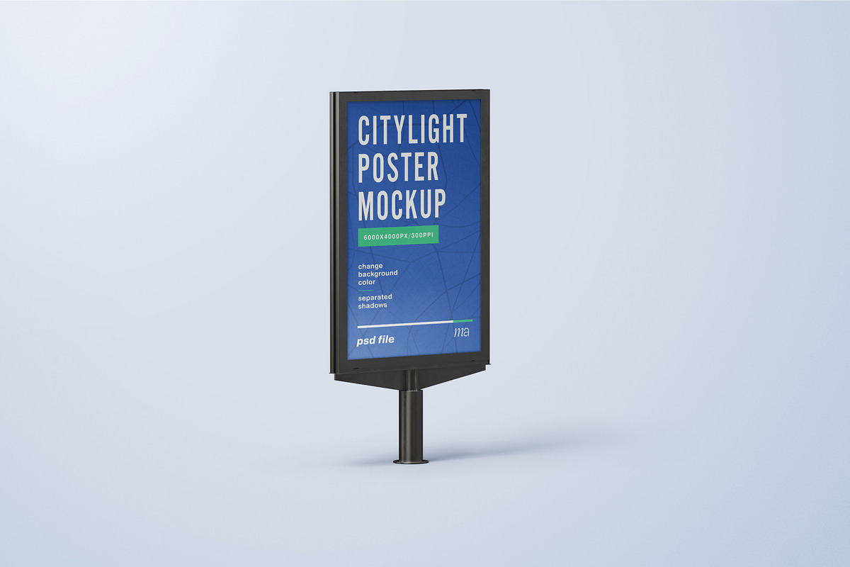 Citylight Poster Mockup Set, a Print Template by mockupatelier (Photo 12 of 12)