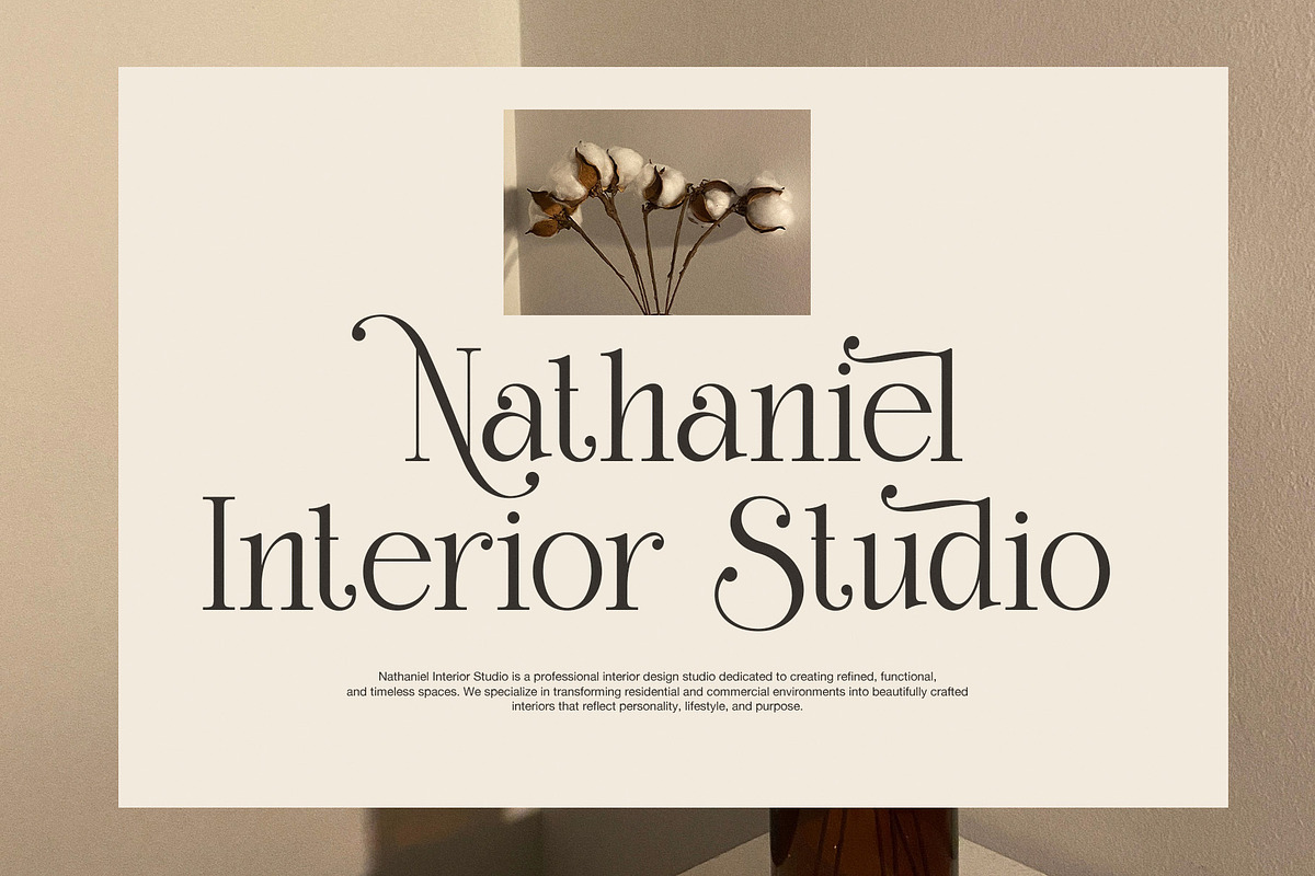 Think Swite Elegant Serif Font, a Serif Font by Graphicxell (Photo 4 of 8)