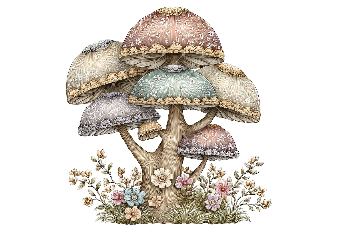 Fairy Mushroom Clipart PNG, a Food Illustration by Memories By Lea (Photo 14 of 19)