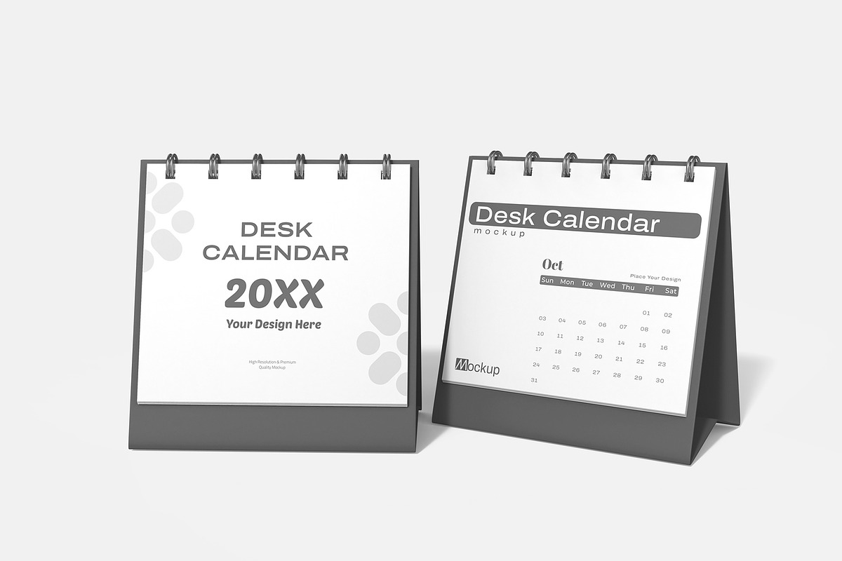 Planner Desk Calender Mockup PSD, a Product Mockup by graphypix (Photo 2 of 4)