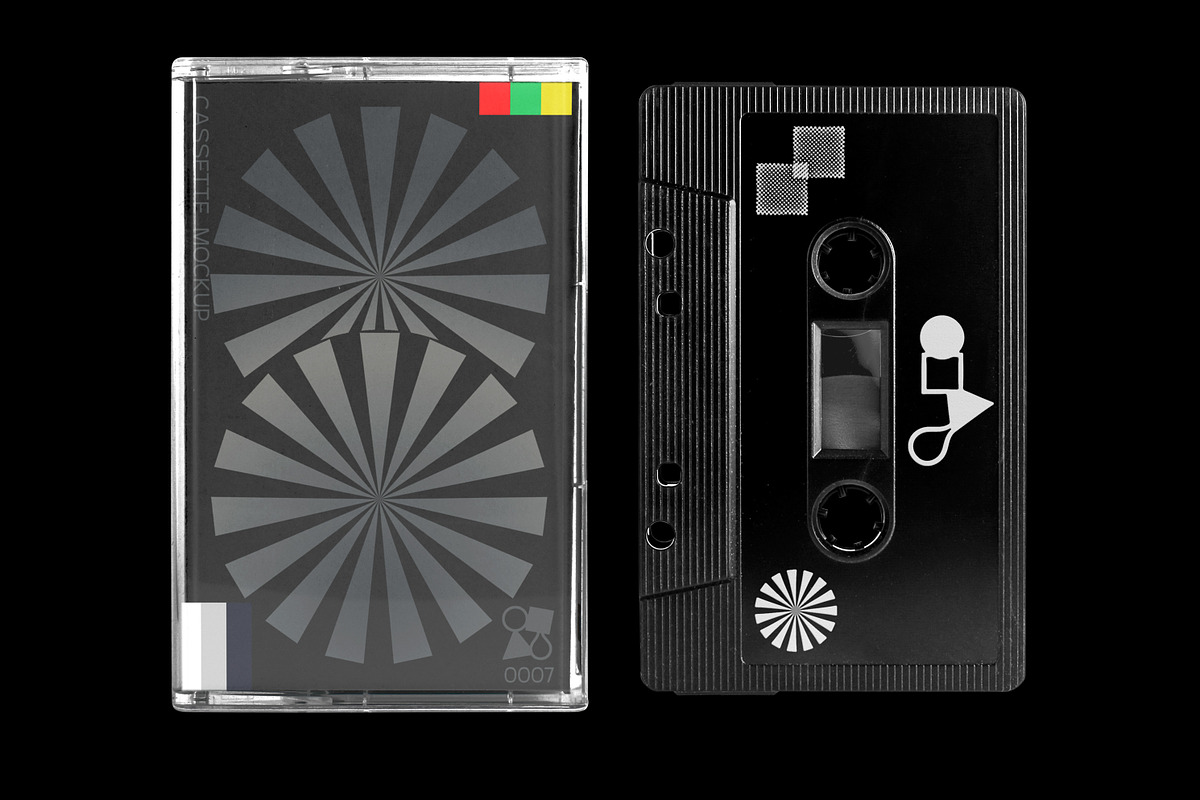 Cassette Mockup, a Packaging Mockup by Glue Lab (Photo 1 of 7)