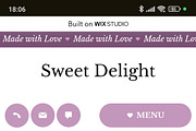 Cake - Wix Studio Website Template, a Wix Template by Kitteeh (Thumbnail 4 of 7)