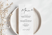 Wedding Menu Template SQF07, an Invitation Template by ResumeFabs (Thumbnail 2 of 6)