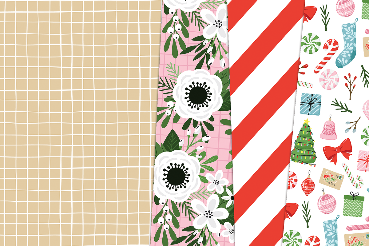 Seamless Christmas Digital Bundle, a Pattern Graphic by Paper Starr Studio (Photo 5 of 6)