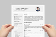 Resume Template and Cover Letter, a Resume Template by designvillage (Thumbnail 9 of 13)