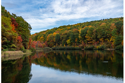 Coopers Rock Lake in the state park, a Nature Photo by Backyard Stock