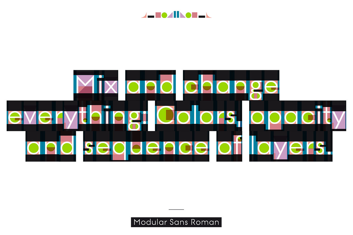 Modular Typeface, a Sans Serif Font by Letterwerk (Photo 10 of 15)