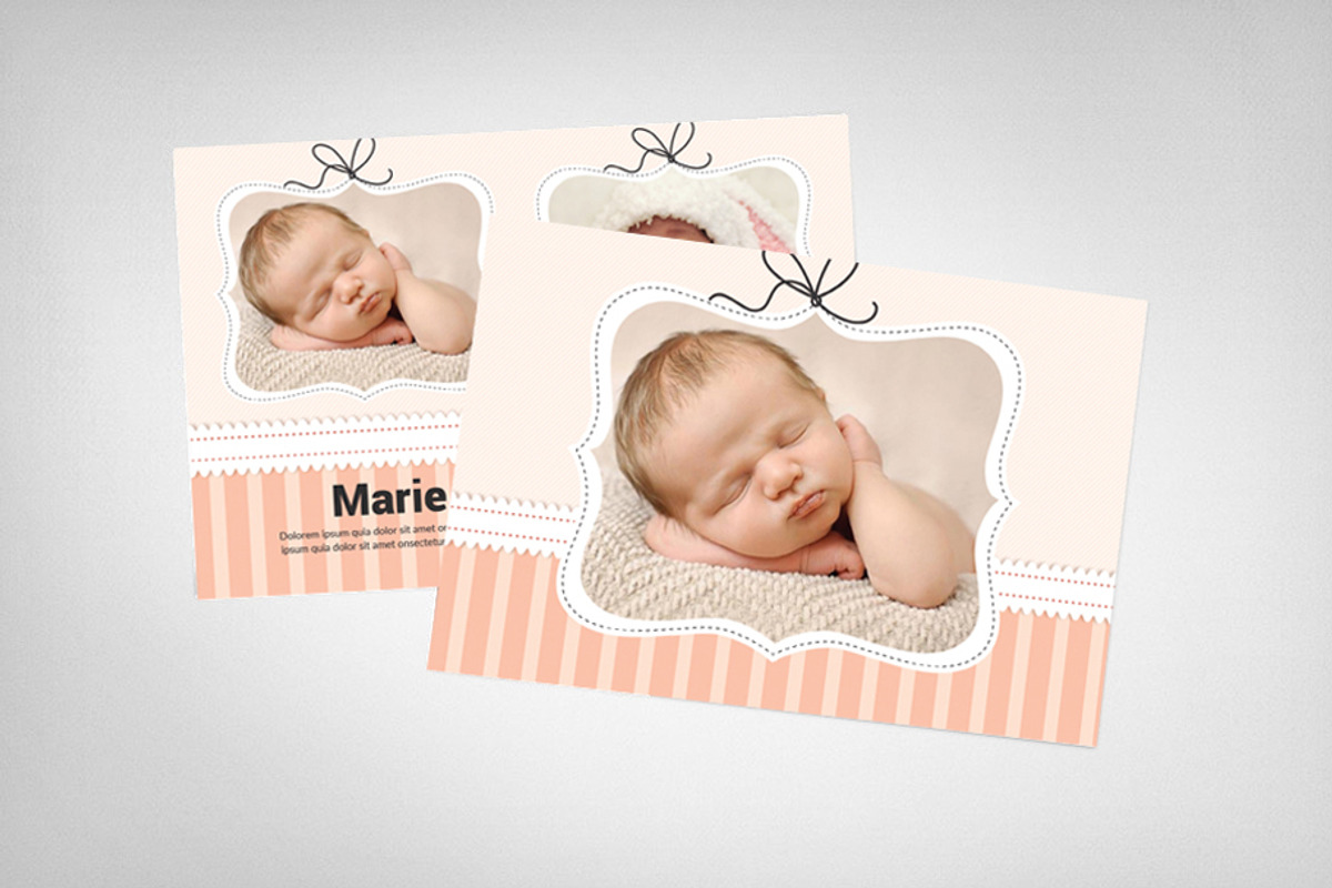Happy Baby Boy and Girl Card, a Card Template by graphicforest (Photo 2 of 2)