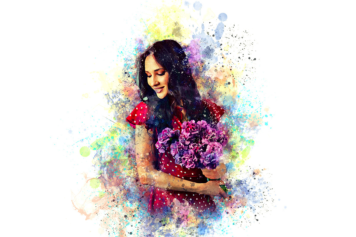 Watercolor Artwork Photoshop Action, an Action Add-On by Studio Retouch (Photo 8 of 10)