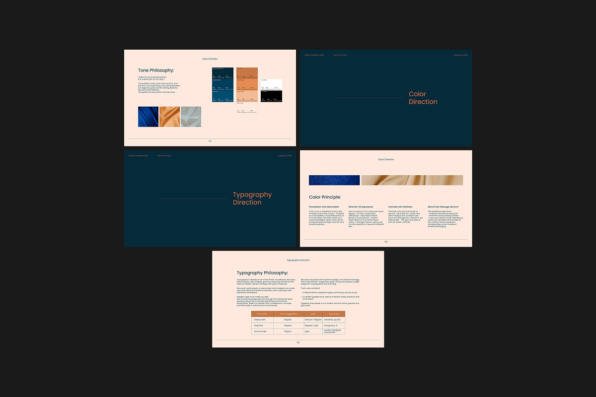 Visual Direction Deck 24s Templates, a Presentation Template by Tama_Co ...