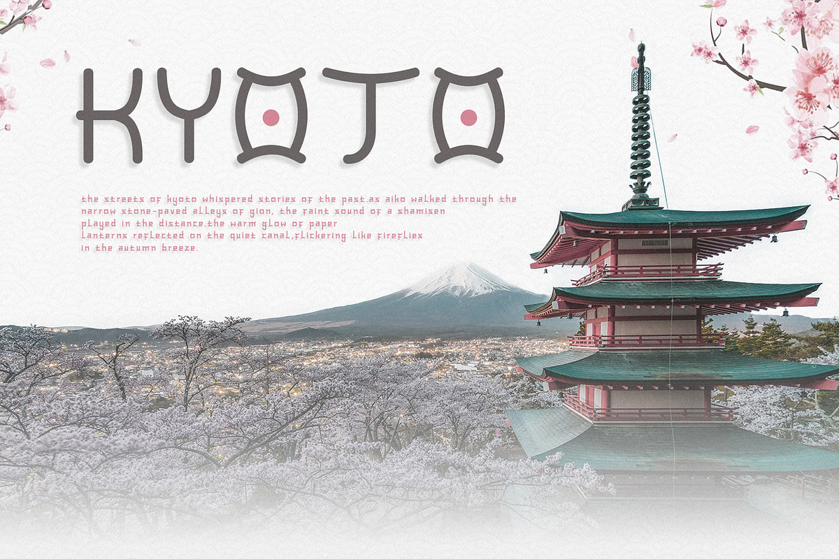 HANAMI – Elegant Japanese Font, a Symbol Font by MEANDSTUDIO (Photo 3 of 9)