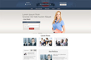 Hot Politics, a Websites & App Template by hot-themes (Thumbnail 2 of 4)