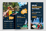 Travel Trifold Brochure Template, a Brochure Template by MightyDesign (Thumbnail 3 of 7)