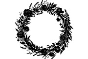 Botanical Laurel Wreath Silhouette, an Object Graphic by Creativeshirt (Thumbnail 11 of 17)
