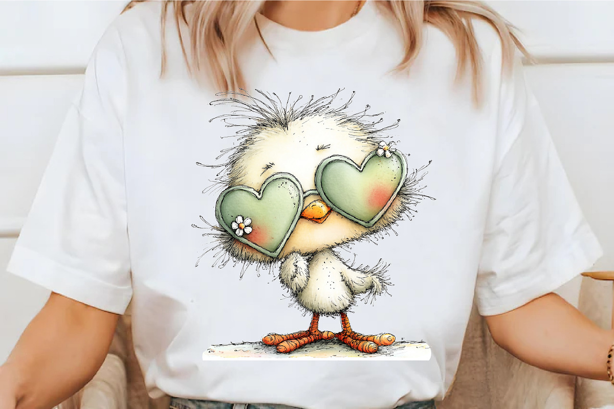 Summer Funny Chick Clipart, an Illustration by designcity5 (Photo 5 of 5)