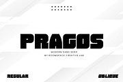 Pragos - Modern Sans Serif Font, a Sans Serif Font by roomspace creative lab (Thumbnail 1 of 10)