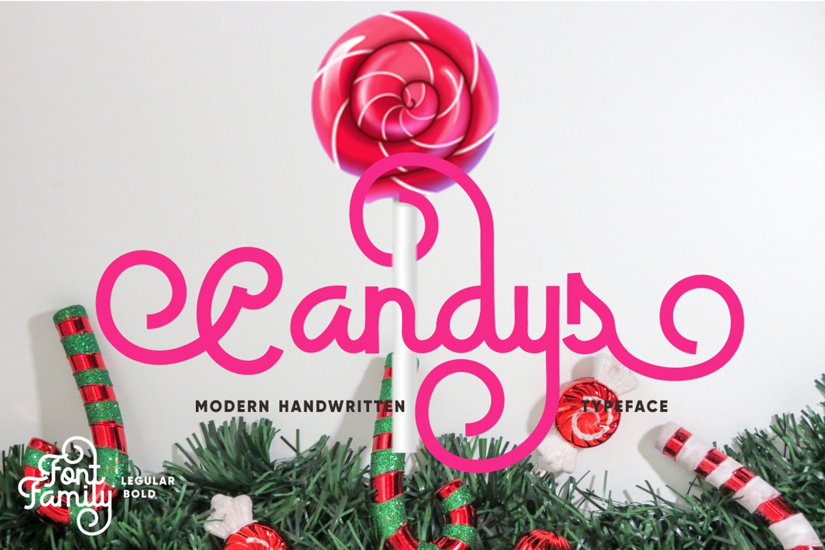 Candys Typeface 40% Off