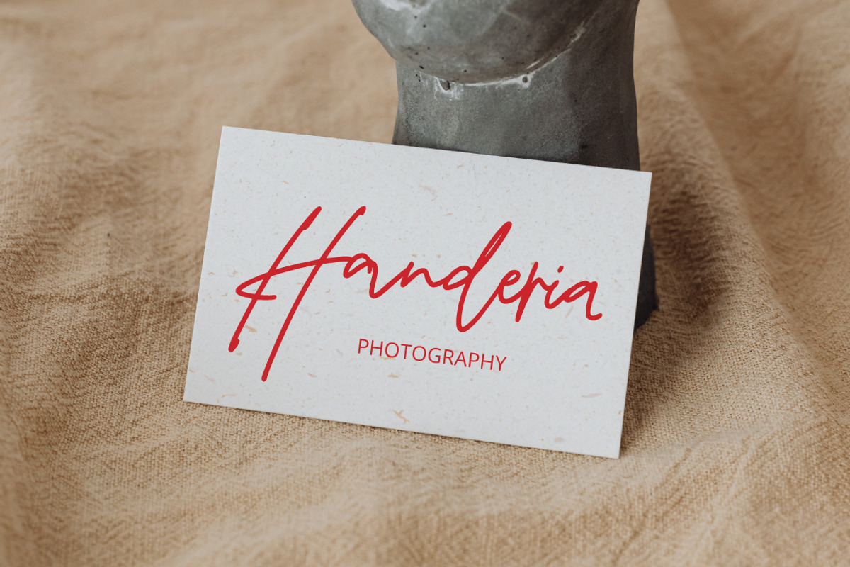 Fantting - Handwritten Signature, a Handwritten Font by tebaltipislab (Photo 4 of 9)