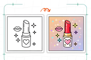 Bold and Easy Girl Fashion Coloring, a Person Illustration by Ink Gallery (Thumbnail 6 of 8)