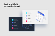 Calendar 2025 Infographics Template, a Presentation Template by Abert (Thumbnail 4 of 12)