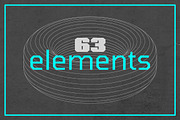 3D Wireframe Shapes | set 4, an Object Graphic by MaximGertsen (Thumbnail 5 of 7)