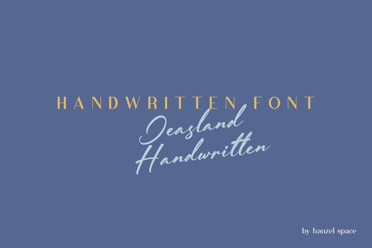 Jeasland Script, a Script Font by HanzelSpace Studio (Photo 4 of 9)