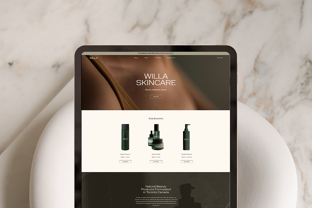 Willa: Squarespace 7.1 Template, a Squarespace Template by The Styled Square (Photo 1 of 8)