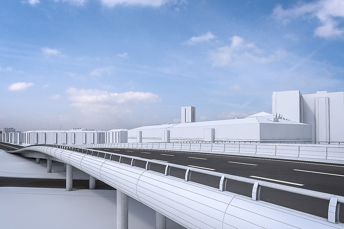 Residential and Industrial UrbanArea, an Architecture 3D Model by 3DNUTS (Photo 16 of 21)