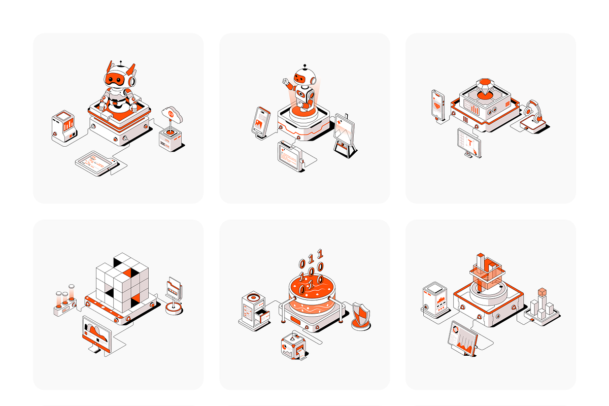35 Cloud and Analytics Isometric, a Technology Illustration by Brickclay (Photo 7 of 8)