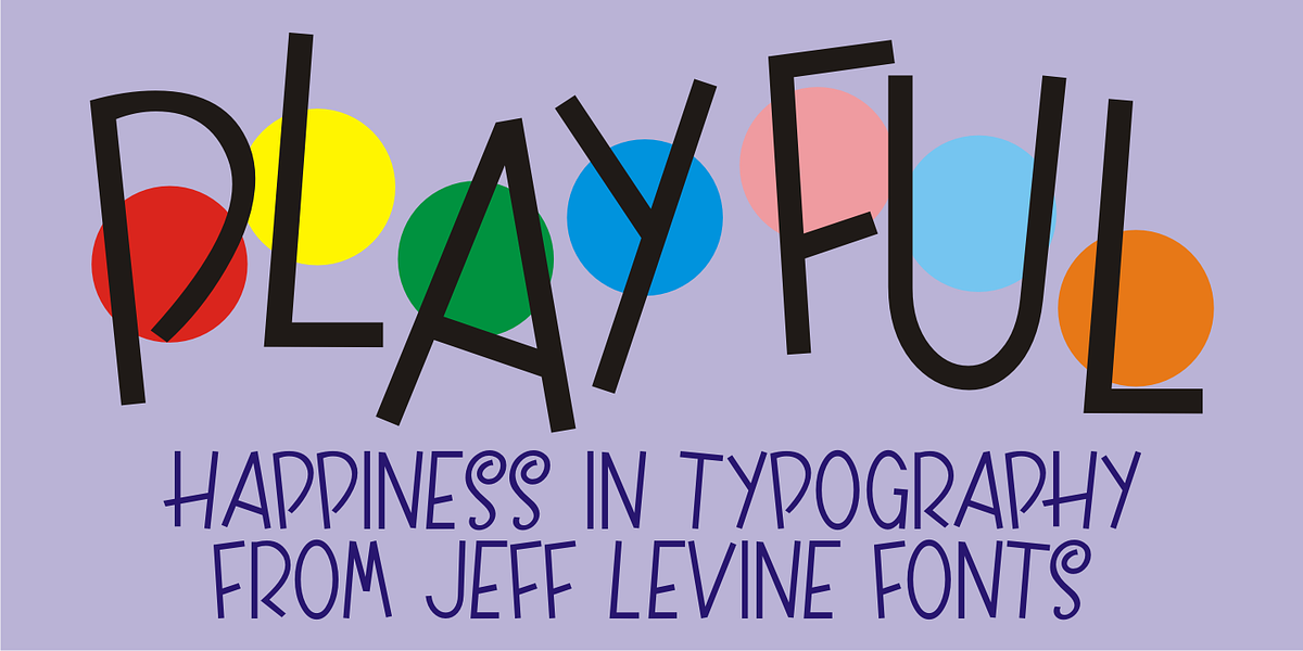 Playful JNL, a Handwritten Font by Jeff Levine Fonts