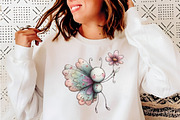 Whimsical Spring Butterfly Clipart, an Illustration by SinaCreation (Thumbnail 8 of 9)