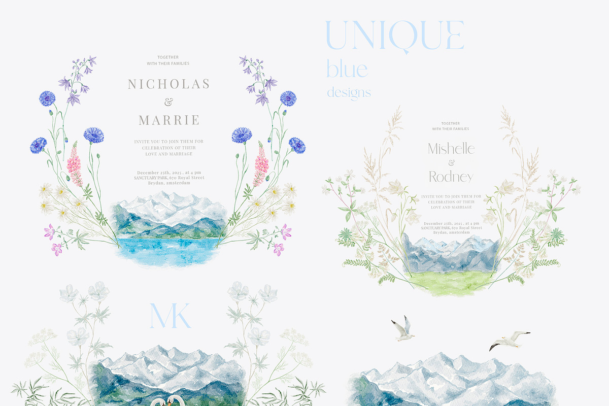 Lake Constance. Wedding Boutique, a Seasonal Illustration by Designwork (Photo 10 of 16)