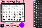 Splash Splatter Marks Set 4 Stamps, a Brush Add-On by Disasterology Ink (Thumbnail 1 of 9)
