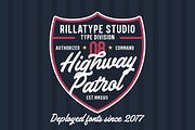 Highway Patrol - Font Duo, a Script Font by Rillatype (Thumbnail 3 of 9)