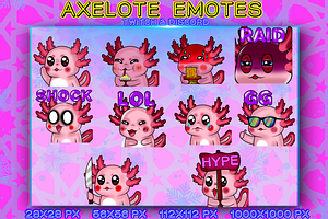 AXELOTE EMOTES TWITCH