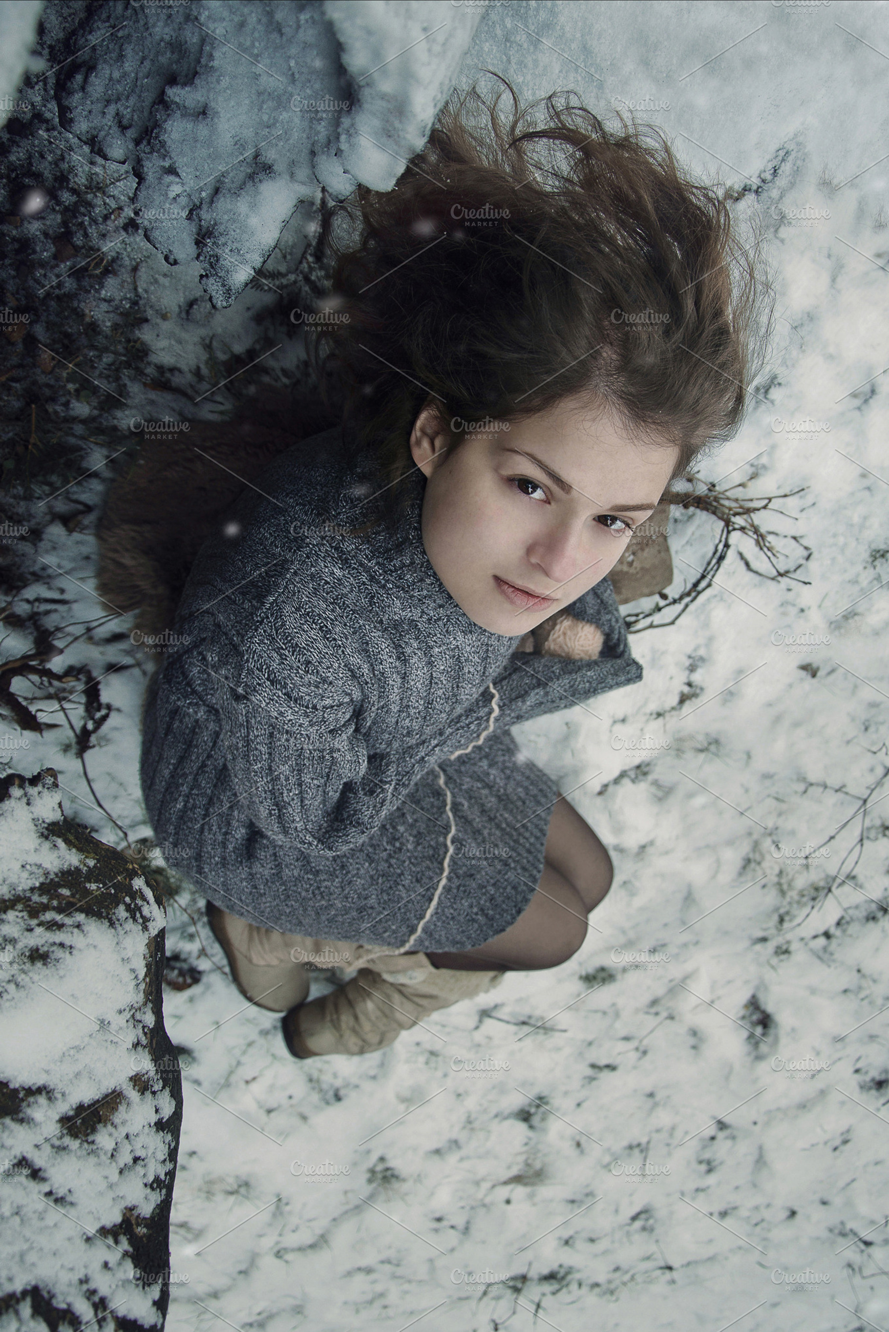 Lost in forest stock photo containing girl and woman, a Person Photo by Innire