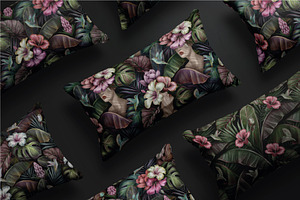 Tropical Vintage Patterns Set