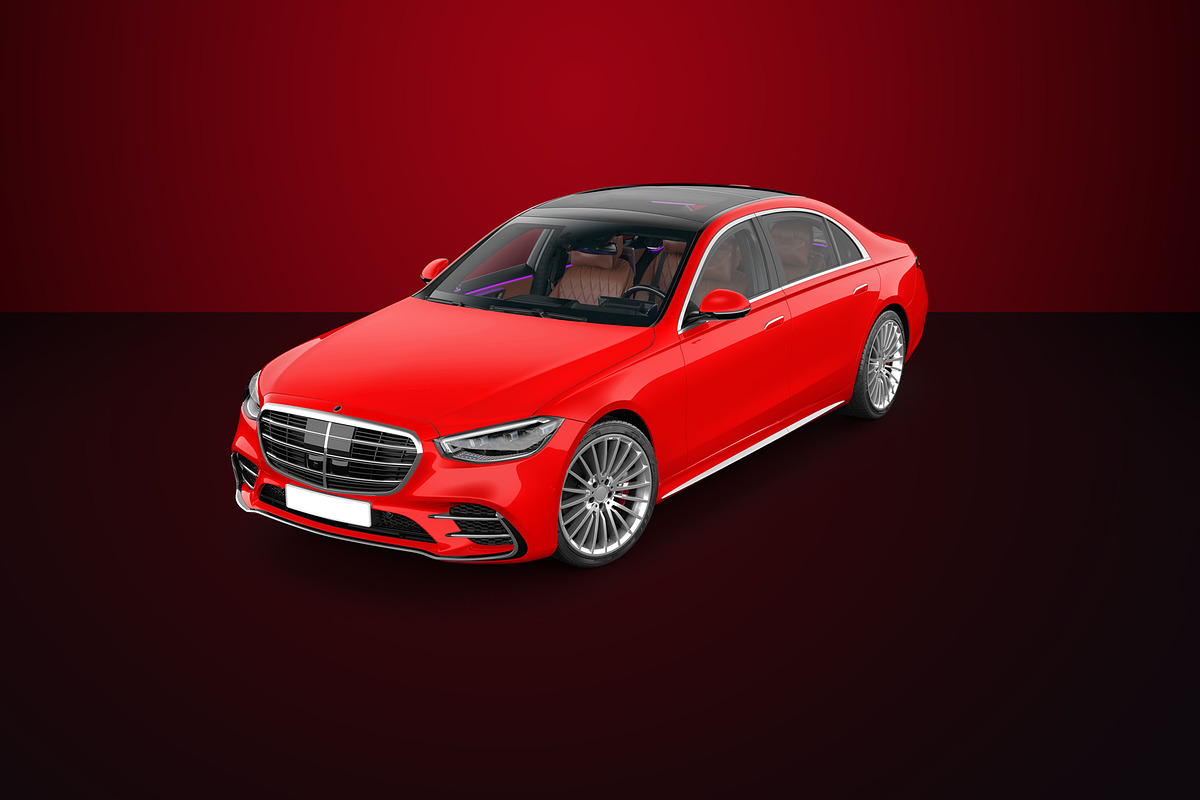 Mercedes Benz Luxury sedan MockUp, a Product Mockup by PSD Market (Photo 2 of 8)