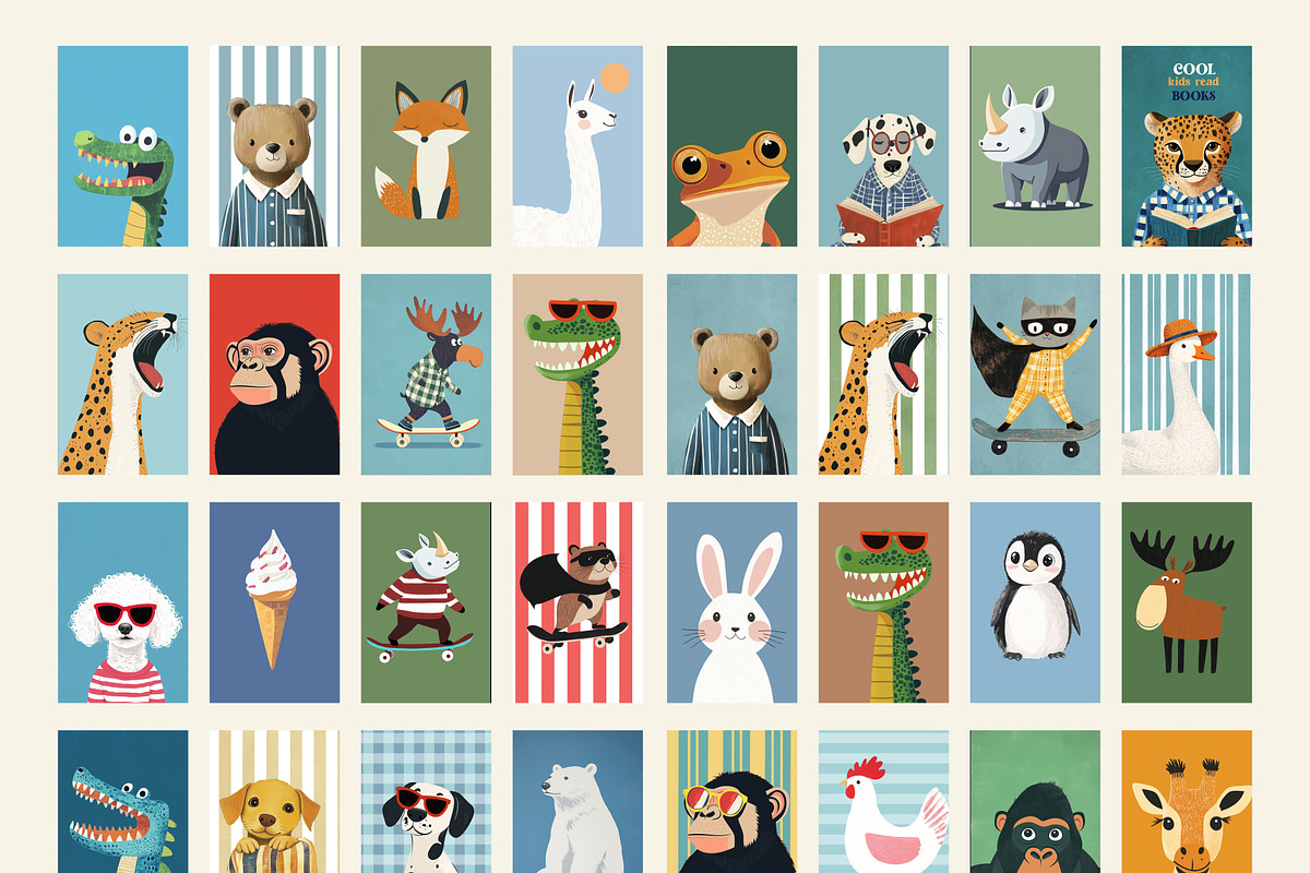 Boys Nursery Room Print Bundle, a Background Graphic by Artemsky (Photo 6 of 22)
