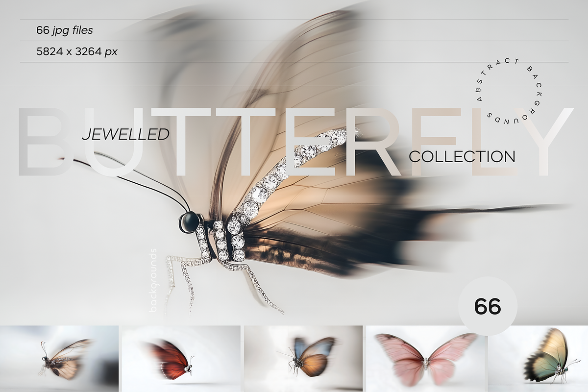 Jewelled Butterfly Collection, a Background Graphic by Lumeno (Photo 1 of 7)