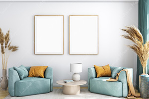 Frame Mockup Living Room - 878