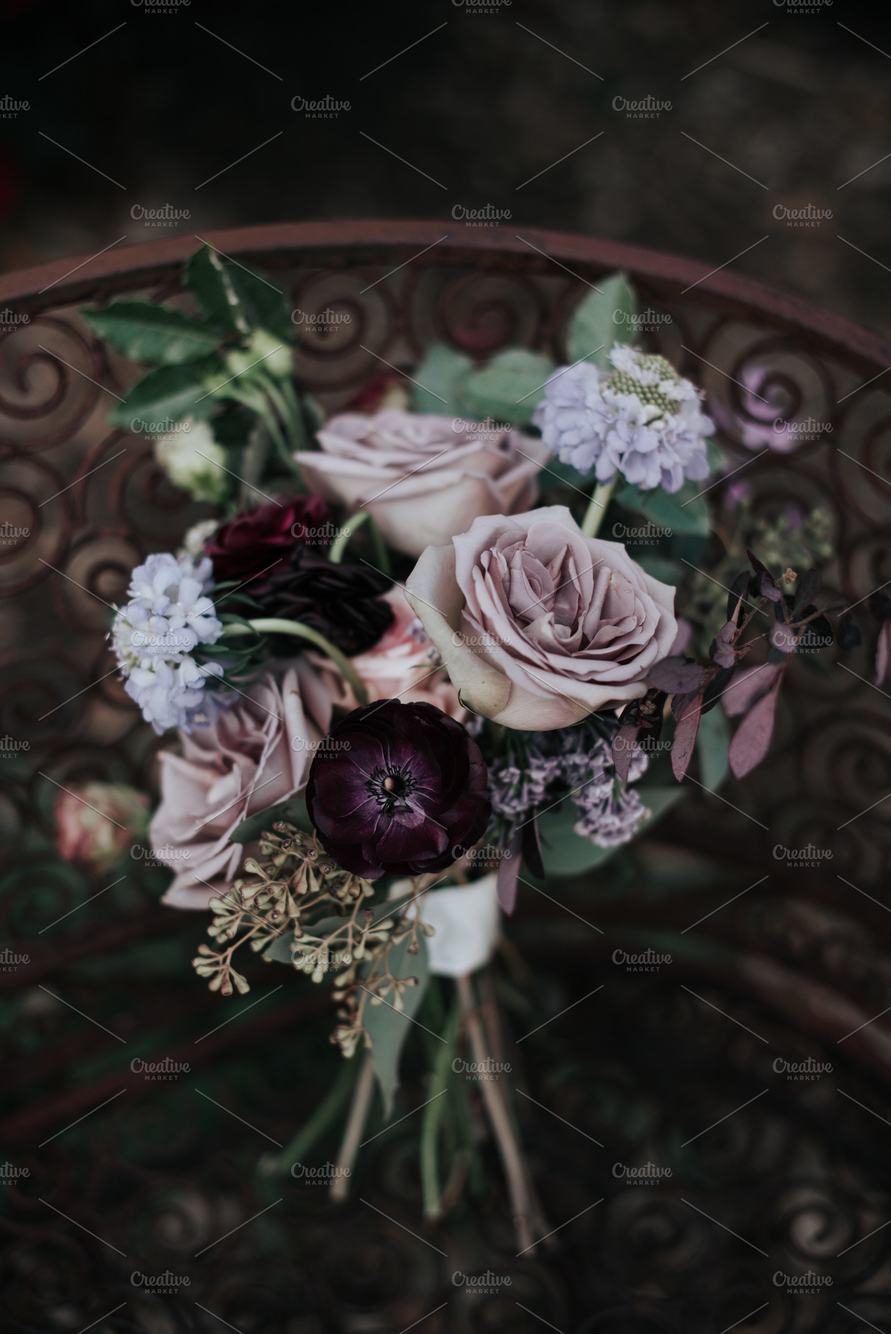 Vintage Moody Bouquet, a Nature Photo by Nine Photography