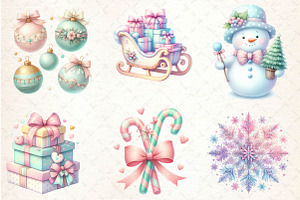 Coquette Christmas Sublimation Clipa